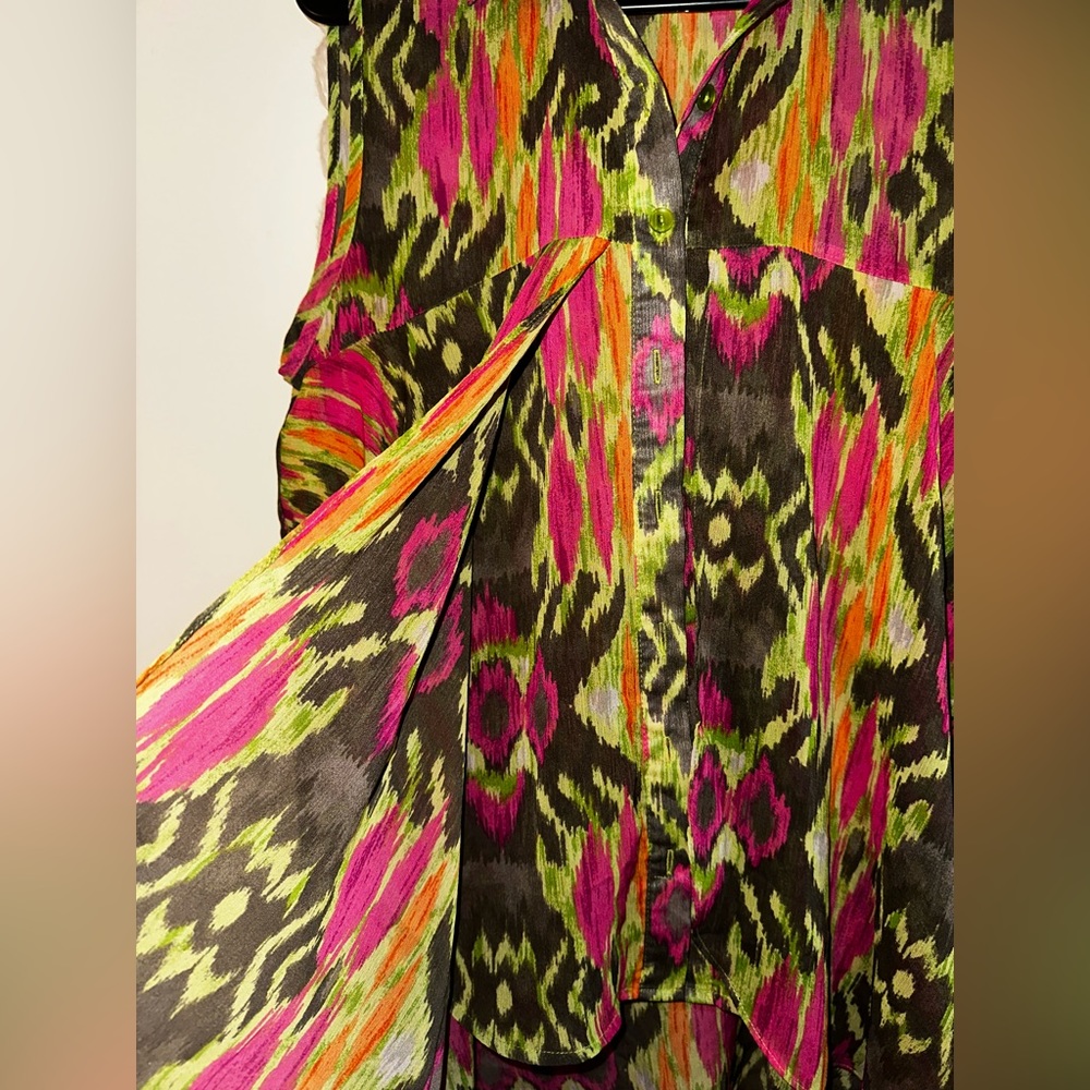 ZAC & RACHEL | layered print top - Picture 2 of 6